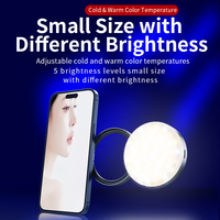 KAZHI Portable bicolore LED anneau Selfie lumière magnétique téléphone vidéo éclairage pour Selfies diffusion en direct photographie photographique