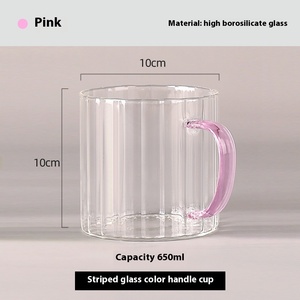 Tùy Chỉnh Công Suất Lớn Màu Xanh Lá Cây Trà Cốc Thủy Tinh Với Xử Lý Cao Thẩm Mỹ Đơn Giản Thiết Kế Cổ Điển 6-Pack Cho Nhà Sử Dụng Và Các Bên - Product Image 6