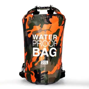 Resistente bolsa seca de pvc à prova d' água, para caiaque, barco, rafting, pesca, natação, barco de neve, acampamento