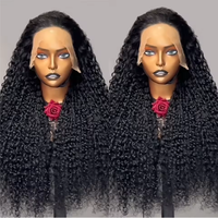 Raw birmano Pixie Bouncy rizado encaje frente pelucas onda profunda HD Frontal corto cabello humano Bob pelucas para mujeres