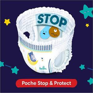 กางเกงผ้าอ้อมสำเร็จรูปสำหรับกลางคืน ไซส์ 4 น้ำหนัก 9-15 กก. ซึมซับดีเยี่ยม ป้องกันการรั่วซึม 360 องศา สำหรับเด็กทารก - Product Image 2