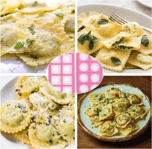 Molde Multifuncional de Plástico para Raviolis, Herramientas para Hornear, Molde para Dumplings Italianos, Molde para Decoración de Pasteles con Fondant, Herramienta para Pastelería - Product Image 6