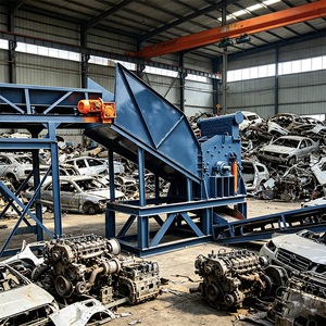 Broyeur <span class=keywords><strong>de</strong></span> ferraille pour recyclage <span class=keywords><strong>de</strong></span> carrosseries <span class=keywords><strong>de</strong></span> voitures et blocs moteur, avec marteaux en alliage à haute teneur en chrome et plaque <span class=keywords><strong>de</strong></span> criblage épaissie pour usine sidérurgique - Product Image 1