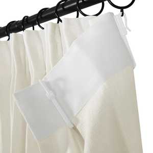 Elegante Vorhänge aus Leinen plissiert - Product Image 4