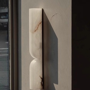 Spanish Marble Wall Lamp Led Light E27 Off White Nordic Style Living Room Bedroom Hallway Stairwell Lighting - Product Image 4