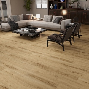 Planche de sol hybride en PVC SPC de luxe, 5 mm, imperméable, moderne, antidérapante, dalles stratifiées pour salon, garage, hôtel - Product Image 5