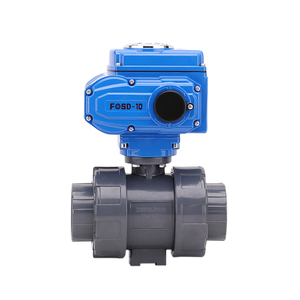 วาล์วบอลพลาสติกไฟฟ้าแบบอัจฉริยะ 2 ทาง DC24V 220VAC ผู้ผลิตวาล์วบอล <span class=keywords><strong>PVC</strong></span> ไฟฟ้าสำหรับน้ำ - Product Image 2