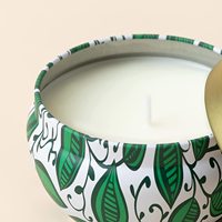 Boîtes cadeaux décoratives en métal pour bougies parfumées en cire de soja personnalisées en gros, pour la maison, les bars, forme de noix de coco, état neuf