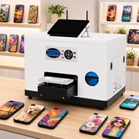 Imprimante de coques de téléphone intelligentes Refinecolor A5, imprimante UV avec machine d'impression de coques de téléphone personnalisées en ligne H5, facile à utiliser