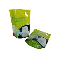 Op maat bedrukte platte open bovenzijde composiet pouch met hoge barrière film, open mond tas voor aangepaste gebrande retailverpakkingen