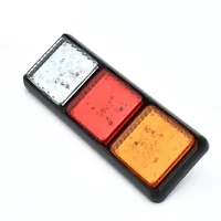 2PCS Feux arrière étanches 12V 24V 36 LED, clignotants, feux de recul, feux de freinage, feux stop pour voiture, remorque, camion, caravane, camping-car, fourgonnette