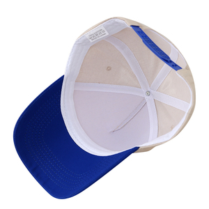Cappellino da Baseball Personalizzato Bicolore Vintage a 5 Pannelli Strutturato 100% Cotone con Visiera Curva e Chiusura Snapback per Sport, Pesca e Uso Quotidiano - Product Image 3
