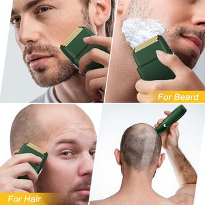 Mini rasoir électrique rechargeable sans fil à lame unique Rasoir V-390 portable conçu pour les barbes des hommes - Product Image 4