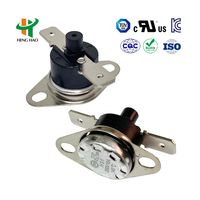 Interrupteur thermique compact à réinitialisation manuelle, série H31, certifié CQC, UL, RoHS, haute précision de contrôle de température