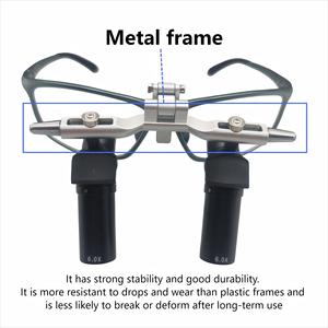 Ergo <strong>Loupes</strong> <strong>4X</strong> Binocular Magnifying Glasses Dental 48&deg; with 5W LED Spotlight Dentistry <strong>Surgical</strong> Tools Power Source Machinery - Product Image 5