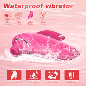 Vibrateur pour doigts, masseur clitoridien à succion, stimulateur de mamelons, puissante aspiration, silencieux, rechargeable, en silicone, jouet sexuel pour adultes pour femmes - Product Image 5