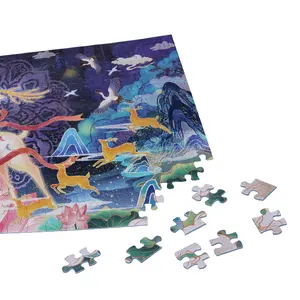 Chinese Traditional Apsara Musicians Customize Design Toy Puzzles Early Education Jigsaw Puzzle 300Pcs