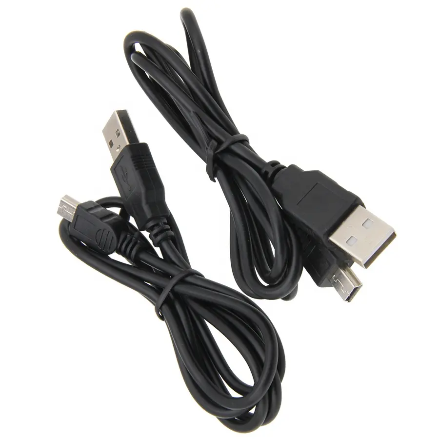 Kabel Data pengisi daya Cepat USB ke USB, aksesori ponsel kamera Digital GPS pemutar MP3 MP4 Mobil 1M