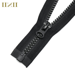 #8 đôi mở kết thúc lớn răng nhựa dây kéo dài chuỗi dây kéo cho may mặc tùy chỉnh kích thước nhựa dây kéo - Product Image 6