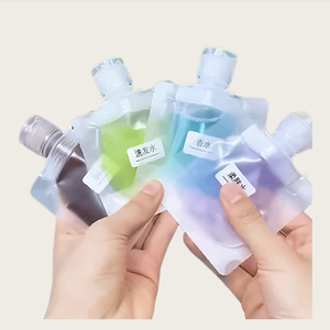 Spouted Pouches for <b>Shower</b> Gel & Face Cream 250ml 300ml Sizes Refillable Travel Package <b>Bag</b> Factory Supply - Product Image 5