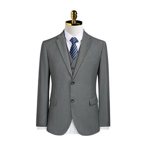 <span class=keywords><strong>Costume</strong></span> <span class=keywords><strong>Complet</strong></span> <span class=keywords><strong>Homme</strong></span> Coupe Classique Deux Pièces, Veston Simple Boutonnage, Idéal Mariage - Product Image 4