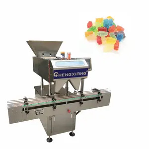 Vollautomatische Zählermaschine Zuckermelonen-Tabletten-Gummi-Bottelmaschine Zählermaschine