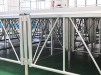 Plateforme de scène modulaire portable en aluminium facile à installer avec une capacité de charge de 1000 kg pour les festivals en plein air