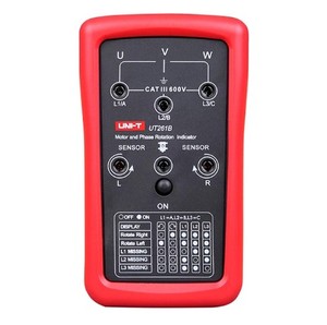 Probador de Secuencia de Fases UNI-T UT261B 90-600V CA, Indicador de Rotación de Motor, Pantalla LED Portátil - Product Image 1