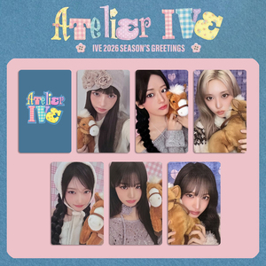 Set de 6 Fototarjetas Brillantes KPOP IVE 2026 Season's Greetings, <span class=keywords><strong>Wonyoung</strong></span>, Liz, Rei, Versión WM, Lindas Tarjetas Lomo de Selfies, Regalos de Cumpleaños para Fans - Product Image 2