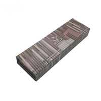 Boîte d'emballage en carton à fermeture magnétique, en forme de livre, boîte cadeau avec insertion de mousse pour couteau