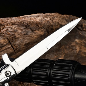 Cuchillo Plegable de Acero Inoxidable 5Cr13 de Grado Industrial Personalizable, Mango de Madera, para Campamento, Supervivencia, Caza, OEM/ODM - Product Image 2