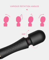 Vibromasseur multifréquence rechargeable par USB, puissant, pour femmes, avec fonction de succion clitoridienne et léchage