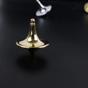 Toupies Gyroscopiques Métalliques Vintage de Précision Brillantes, Jouets en Alliage de Zinc, Fidget Spinners, Cadeau Idéal - Product Image 2
