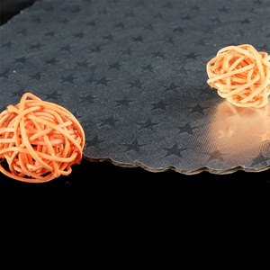 Base para Pastel Redonda con Borde Festoneado Plateado, Corrugada, Personalizada, con Laminado Mate, 6mm 12mm - Product Image 3