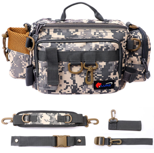 DFB0827 Sacs de taille et sacs à bandoulière tactiques 2-en-1 pour le sport, le camping, la pêche, avec sangles détachables - Product Image 4