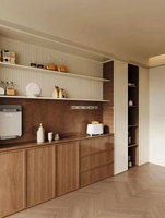 Buffet moderne personnalisable en bois massif, grande capacité, écologique et durable, idéal pour la maison, le bar, la salle à manger et le salon