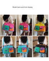 Bolso Bandolera 2026 de Nailon con Cierre de Cremallera Impermeable, Gran Capacidad, Bolso Tote para Mujer con Forro de Poliéster