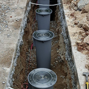 Il produttore ha fornito il centro dell'acciaio inossidabile perforato il prodotto concreto della barriera di traffico della bitta - Product Image 5