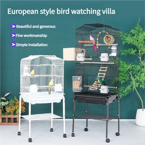 กรงสัตว์เลี้ยงโลหะขนาดใหญ่พิเศษสำหรับการเพาะพันธุ์นกอย่างวิลล่านกคอกคาทีล - Product Image 3