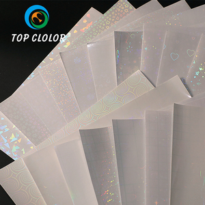 Laser Pentagon Flower Cold Laminating <strong>Film</strong> <strong>Holographic</strong> Overlay Cold Laminating <strong>Film</strong> Handmade Card Decorative Protective <strong>Film</strong> - Product Image 5