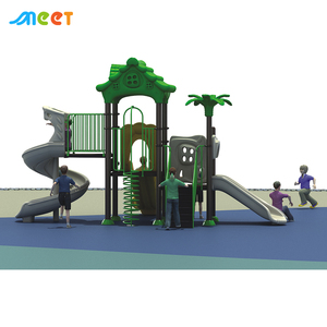 Aire de jeux extérieure pour enfants, grande <span class=keywords><strong>série</strong></span> animaux, équipement de parc avec toboggan en plastique - Product Image 3