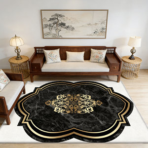 Tapis de prière musulman antibactérien antidérapant écologique, hauteur de pile 6 mm, épaisseur moyenne, texture lisse, sensation confortable pour les pieds - Product Image 1