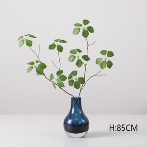 ดอกไ<span class=keywords><strong>ม</strong></span>้ประดิษฐ์หวายสีเขียวอ่อนผลิตจากโรงงานจีนจีนแบบเซนจำลองการจัดใบบัว - Product Image 4