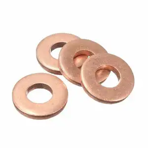 Sunpoint custom metal countersunk shim copper washers factory aluminum stainless steel plain nut bolt screw flat copper washer