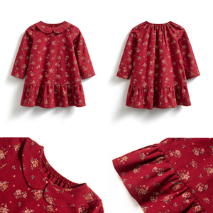 DC Brand Vestidos Niñas 2-7 Años Algodón Lana Falda Manga Larga Ropa Niña Invierno - Product Image 3