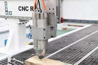 Máquina de Tallado de Madera CNC de 4 Ejes con Eje Rotatorio para Trabajos en Madera Multiángulo y Grabado de Columnas