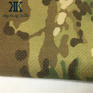 Tissu antidérapant en pvc tricoté en polyester extensible doux imprimé numérique camouflage - Product Image 5