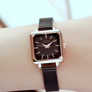 Reloj cuadrado pequeño y elegante para mujer, sencillo y moderno, informal y a la moda, muy vendido. - Product Image 4