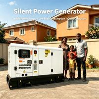 Groupe électrogène diesel 12 kVA 10 kVA avec ATS, alternateur insonorisé à faible bruit IP23, télécommande, générateur 12 V CC