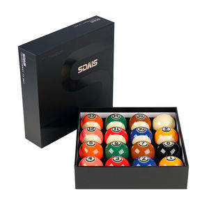 Billes de <span class=keywords><strong>billard</strong></span> Sdais Pool Crystal Ball American Black 5,72 cm, jeu complet, billes de compétition pour tournoi, utilisation au <span class=keywords><strong>billard</strong></span> - Product Image 4